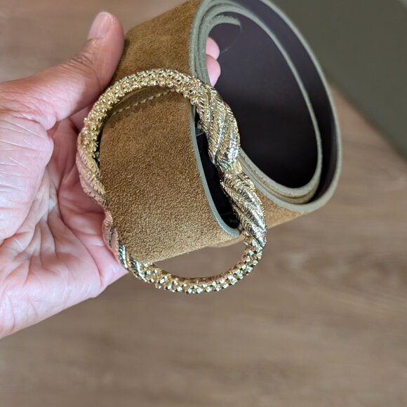 Sezane Artemis Belt in Taupe (size 80) main image 5